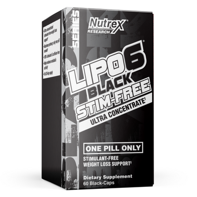 Жиросжигатель Nutrex Lipo-6 Black UC Stim-Free 60 капсул