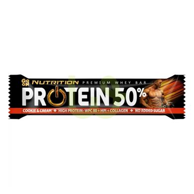 Протеїновий батончик GoOn Nutrition Protein Bar 50% Крем-печиво 24x40 г