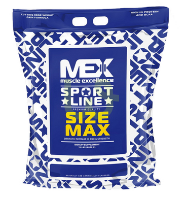 Гейнер MEX Nutrition Size Max Клубника 6800 г