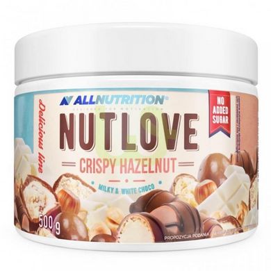 Шоколадний крем Allnutrition Nut Love Білий шоколад-Фундук 500 г