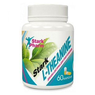 Амінокислота L-теанін Stark Pharm L-Theanine 200 мг 60 капсул