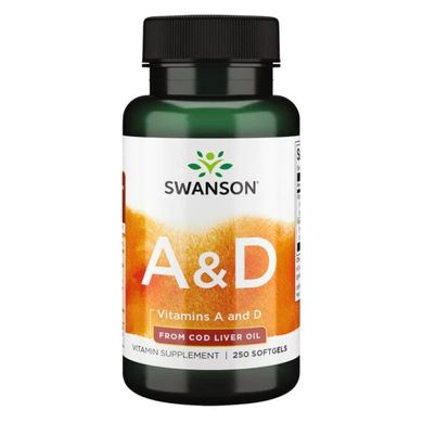 Витамин A D Swanson Vitamin A D 250 капсул