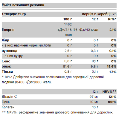 Коллаген Pure Gold Collagen Яблоко 12 г