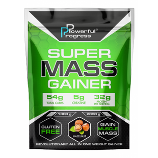 Гейнер Powerful Progress Super Mass Gainer Морозиво 1000 г