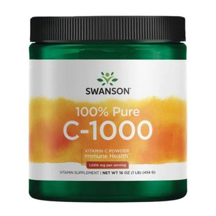 Порошок вітаміну C Swanson Vitamin C Powder 454 г (16 порцій)