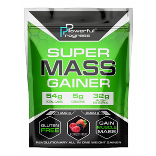 Гейнер Powerful Progress Super Mass Gainer Шоколад 2000 г