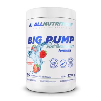 Передтренувальний комплекс Allnutrition Big Pump Pre Workaut Полуниця 420 г