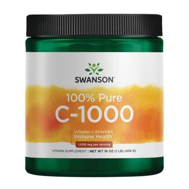 Порошок вітаміну C Swanson Vitamin C Powder 454 г (16 порцій)