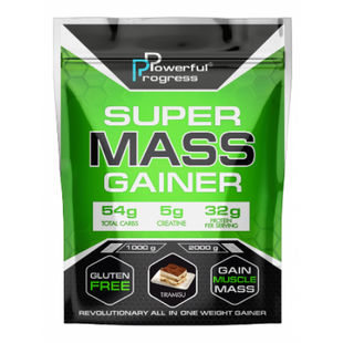 Гейнер Powerful Progress Super Mass Gainer Орео 2000 г