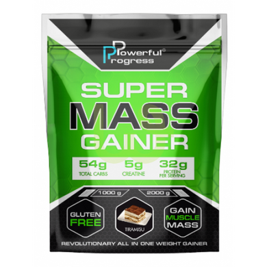 Гейнер Powerful Progress Super Mass Gainer Орео 2000 г