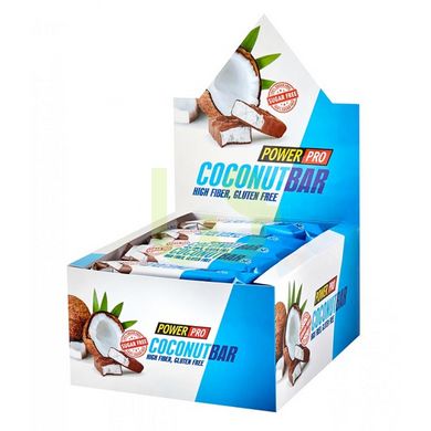 Протеїновий батончик Power Pro Protein Bar Кокос 20x50 г