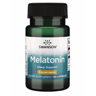 Мелатонин Swanson Melatonin 3 мг 60 капсул