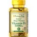 Витамин D3 Puritans Pride Vitamin D-3 5000 IU 200 капсул